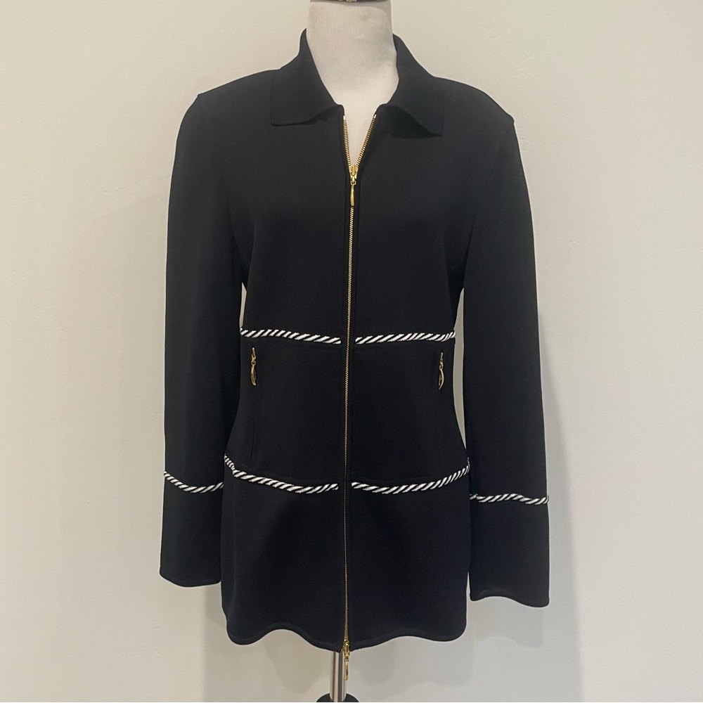 Escada Navy Knit Jacket/Cardigan